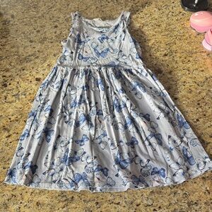 H&M Kids Dress with Blue Floral Pattern
